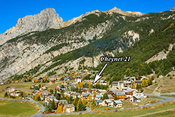 Studio Cheynet 21 pour 3 personnes, 2 toiles,
 Ceillac en Queyras (Hautes-Alpes)